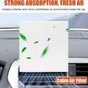 88568-02020 17801-22020 Engine Filter & Cabin Air Filter Combo Set for 2004 Toyota Corolla CE Sedan 4-Door 1.8L 1794CC l4 GAS DOHC Naturally Aspirated