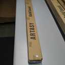 ARTASY 50" Gold Easel Stand for Wedding Sign, Adjustable Metal Easel for Display, Poster, Painting Canvas, Portable Large Welcome Sign Stand for Home and Office