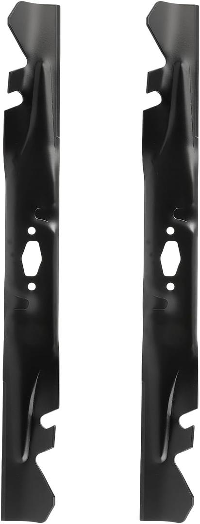 ACEBRI 742P05510-X 742-05510-X 46 inch Mower Blades for Cub Cadet/MTD/Troy Bilt XT2-LX46 XT1-LT46 ZTS1 ZT1, for Craftsman Z5450, Z5400, T2400, 74205510X, 742P05510X, 490-110-C203, 2 PSS-Shaped Hole