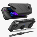 JSAUX PC0111 ModCase Compatible with ASUS ROG Ally X (2024), ROG Ally X Case with Detachable Front Shell, Include Protective Case, Face Cover, Metal Bracket and Strap - Basic Set