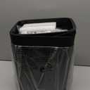 2 Pack 2.7 Gal Bathroom Trash Can with Lid, Automatic Trash Can Small Smart Garbage Can Touchless, Slim Motion Sensor Waterproof Plastic Trash Bins for Bedroom Office Kitchen Toilet Black