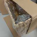 Scalloped Edge Magazine Basket Water Hyacinth Floor Magazine Holder Basket, Wicker Magazine Rack for Office & Waiting Room, Magazine File Holder for Mail, Newspapers, Books