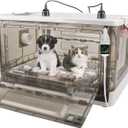 Puppy Incubator with Heating - Puppy Incubator,Fan Ventilation Circulation Design,Kitten Incubator,Incubator for Puppies with Puppy Heating Mat (85L)