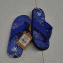B EVA Blue Shark Flip Flops 11/12