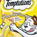 Temptations Creamy Puree Squeezable Lickable Wet Cat Treat with Chicken, 0.42 oz. Tubes, 16 Count, BB Date: 01/25/2026