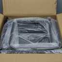 UMDONX Slim Storage Cart 5 Tier with Pull Out Basket Bathroom Organizer Rolling cart, Rolling Utility Cart Slide Out Organizer for Kitchen, Bathroom, Laundry Black