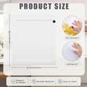 Woanger White Dishwasher Magnet Cover 23 x 26 Inch Magnetic Sheet Sticker