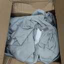 Linen Closet 300 Thread Count 100% Organic Cotton 4-Piece Sheet Set with Naturally Derived Earth Colors, King, Grey