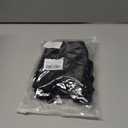 Women Sexy Lingerie Set Garter Belt Fishnet Lingerie with Choker & Thigh Cuffs (Black, L)