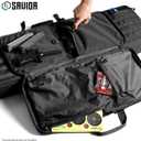 Savior Equipment American Classic Tactical Double Long Gun Bag Pistol Transportation Case w/Backpack Strap, in 32" 36" 42" 46" 51" 55"