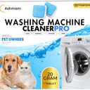 Washing Machine Cleaner Tablets, 24 Pack 1 Year Supply Deep Clean Washer Cleaner for Front Load & Top Load HE Machines, Removes Odor & Residue, Lavender Fresh Scent, Septic Safe