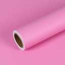 VEELIKE Matte Taffy Pink Wallpaper Stick and Peel Pink Contact Paper for Cabinets Desk Bedroom Walls 24''x118'' Self Adhesive Waterproof Removable Girly Wallpaper for Nursery Dorm Classroom Dollhouse