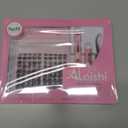 Lash Clusters Kit, DIY Cluster Eyelash Extensions 516mm,124pcs Fluffy D Curl Natural Lashes with Bond and Seal,Remover, TweezersNatural Fake Cat Eye Individual Manga Clusters 1-3-L