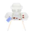 CATCHY - Food Catcher - Compatible with Lalo The Chair High Chair + 11 Other High Chairs - Highchair Sold Separately - Baby & Toddler Food & Mess Catcher - Under High Chair Accessory (White)