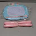 Kikidex Toddlers Toys Age 1-3, Magnetic Drawing Board, Doodle Board Pad Learning and Educational Toys for 1 2 3 Year Old Baby Kids Birthday Gift (Mint Blue)