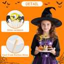 2 x GYGYL 20 PCS Halloween Cupcake Toppers, Glitter Moon Cat Bat Cupcake Picks for Halloween Theme Birthday Party Supplies (Moon)