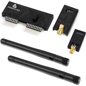 GEEKEYES CC1101&NRF24L01 Module with Antenna for Flipper Zero,GPIO Expansion Board,433MHz CC1101 Module & 2.4G NRF24 Module