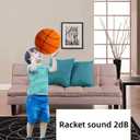 Silent Basketball Dribbling Indoor,Foam Basketball Silent Easy Grip Quiet Ball 29.5/27.5Inch Practice Feel Foam Indoor Training Lightweight (Size 3)