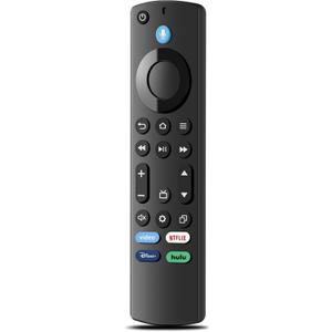 Luyeper Replacement TV Remote for Amazon Fire Stick (4K Max, 4K, HD), Firestick 3rd Gen, TV Cube and Insignia, Toshiba Smart TVs with Voice Control