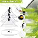 Rossesay 10 Pcs Drift Guard with Flat Sprayer Nozzle Spray Shield for Most Backpack Sprayer Prevents Fine Droplets from Drifting, Suitable for Farm Garden Lawn Use (14.76 x 5.31 x 5.51 Inch)