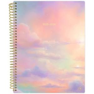 Daisy by bloom daily planners 2025-2026 Academic Year Student Planner (July 2025 - July 2026) - Elementary Through Middle School Calendar Agenda Book - 7” x 9" - Cotton Candy Clouds