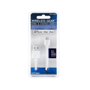 Wireless Gear Sync & Charge Cable, White - 3.2 ft