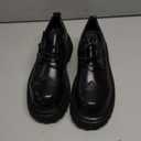 Men's Leather Brogue Lace Up Dress Platform Oxford Shoes Comfort Breathable Non Slip Lug Sole Derby Shoes Casual Business Work Oxfords, 44