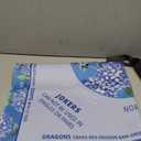 Blue Mahjong Learning Mat (33 x 33) with Black Carrying Bag, Anti-Slip, Noise-Reducing Mahjong Mat for Table, Board Games, Tile Games and Cards