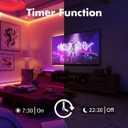 MFWW Smart IC RGB Strip Lights, 66FT LED Lights Multiple Colors on One Line, App+Remote Control, Timing, Multimodal, Music Sync, Color Changing Lights for Bedroom, Party Home Decor