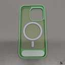 Temdan Magnetic Compatible with iPhone 16 Pro Case, [Built-in Invisible Kickstand][Compatible with MagSafe][Military Grade Shockproof] Slim Translucent Matte Phone Case for iPhone 16 Pro 6.3" (Light Green)