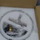 Gold Pendant Lights Kitchen Island, Vintage Bathroom Pendant Light With Clear Glass Shade, Adjustable Height Pendant Light - Dual Mount Ceiling & Hanging Fixtures With 90° Swivel For Home, E26 Bulb