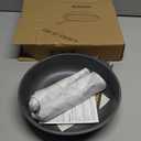 SENSARTE Nonstick Frying Pan Skillet, Swiss Granite Coating Omelette Pan, Healthy Stone Cookware Chef's Pan, PFOA Free (9.5 Inch) (Gray)