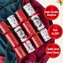 JOYIN 10 Pack Christmas Non-Snap Party Favor, Classic Table Favor Includes Party Hat, Jokes & Gifts, Christmas Table Decorations for Holiday Dinner Traditions Party Supplies