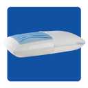 Sealy Dreamlife King Size Memory Foam Cooling Pillow with SealyChill Cooling Gel, Removable Machine-Washable Cover, Made in The USA, White