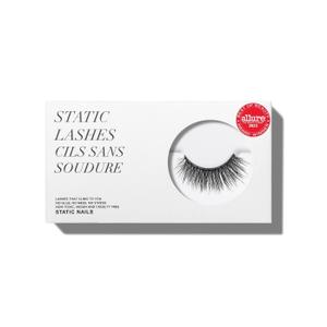 Static Nails Magnetic Eyelashes | Serving Looks (Black, Glam) | Comfortable Magnetic Lashes, Fake Eyelash Extension Kit, False Lashes | Reusable, No Glue Needed, 3D Natural Look Eyelashes