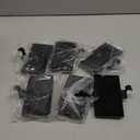 6 Pack Over The Desk Hooks, Black Metal Cubicle Hooks, Heavy Duty Office Partition Hangers for Bags, Coats, Headphones