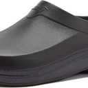 Avia Flame Men's Clogs, Slip Resistant Shoes for Men Food Service, Non Slip Restaurant and Chef Shoes Men Slip Resistant for Kitchen Work or Nursing, Black, Oil and Water Resistant (7)