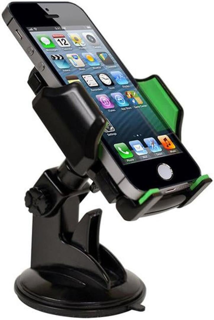 Custom Accessories GOXT 23524 Adjustable Suction Cup Mount Phone Holder, Black