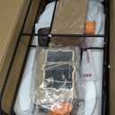 mustry Glass Drink Dispenser for Parties, 1 Gallon Beverage Dispenser with Stand and Spigot Solid Stainless Steel, Used as Lemonade Dispenser Sun Tea Jar Kombucha Jar, Set of 2