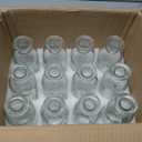 Peohud Set of 12 Glass Bud Vases, Clear Small Flower Vases, Decorative Glass Bottles Floral Vases for Home Decor, Wedding Reception, Party