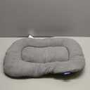 Bedsure Washable Dog Crate Pad for Small Dogs, Anti-Slip Puppy Kennel Dog Bed for Crate - Ultra Soft Fleece Flat Thin Pet Mat (Not Chew Proof), Light Grey 23"x17" Gray