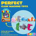 JOYIN 24 Pcs Mini Sea Animal Plush Toys (24 Units 3" Each), Stuffed Sea Animal Bulk for Kids Birthday Party Favors, Pinata Fillers, Goodie Bag Fillers, School Prizes,Carnival Party Supplies