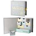 Votum Baby Keepsake Box for Treasured Memories, Moon & Stars - Lightweight, Handcrafted Baby Boxes with 9 Labeled Compartments for First Memories - Gender Neutral Baby Shower Gifts for Girls, Boys