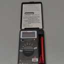 Digital Multimeter, Auto Ranging Pocket Digital Multimeter Digital Multi Tester - AC DC Voltage DC Current Resistance Diodes Capacitance Transistor Measuring Instrument (VC921)