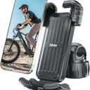 Hiboy Bike Phone Holder, 360 Rotation Adjustable Motorcycle Phone Mount,Bicycle Scooter Handlebar Phone Clip for 5.1" - 6.8" Smartphones