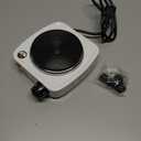 DINGPAI Hot Plate for Candle Making, White Color Electric Hot Plate for Melting Wax, Chocolate, Candy and More