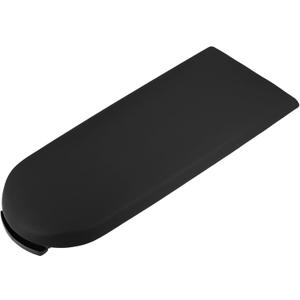 X AUTOHAUX Car Center Console Lid Armrest Cover Seat Box Cover Cap Panel with Latch Lip Replacement for Volkswagen Jetta Golf Passat Black PU Leather Plastic