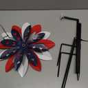 Wind Spinners Outdoor Metal with Patriotic, Magical Garden Windmill Decor Kinetic Sculptures for Yard Garden Lawn, American Flag Pinwheel Decorations
