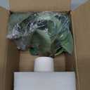 Dahey Artificial Eucalyptus Stems in Small Ceramic Vase Centerpiece Table Decorations Modern Farmhouse Decor Fake Eucalyptus Plants with Vase for Bathroom Kitchen Shelf Living Room Home Decor, White