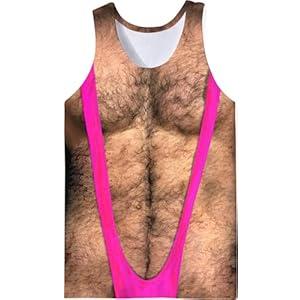 RAISEVERN Mens Tank Tops Summer Sleeveless Tee Cool Workout T-Shirts Beach Novelty Undershirts (Large)